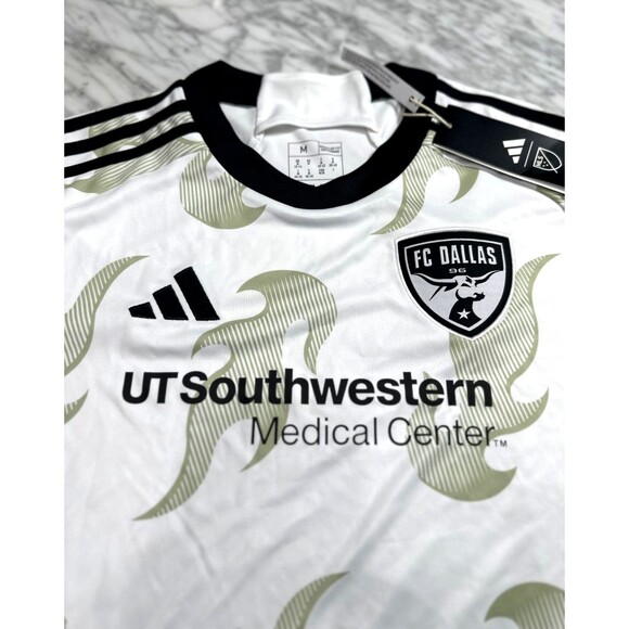 Adidas MLS FC Dallas Away 23 Soccer Football Jersey Women’s Medium IJ5457 NEW - Picture 3 of 9